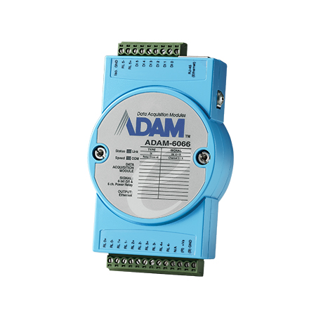 ADAM-6066 IoT Modbus/SNMP/MQTT Ethernet Remote I/O