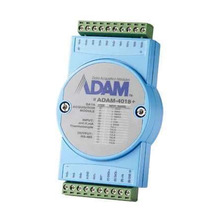 ADAM-4018+ 8Thermocouple Modbus RS-485 Remote I/O
